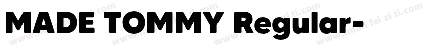 MADE TOMMY Regular字体转换